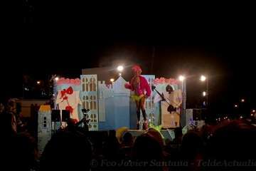 Drag Arush, reinona de las fiestas de Ayatima de Marzagán (Foto Francisco J. Santana)